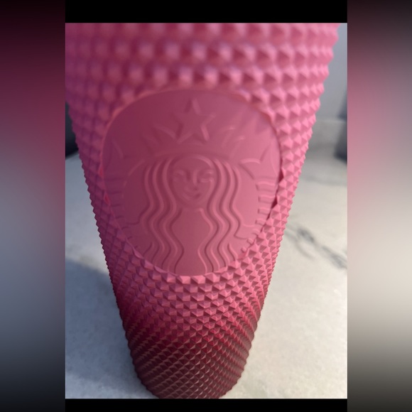 NWT Starbucks tumbler in Waxberry, pink ombré studded, venti - Picture 2 of 7